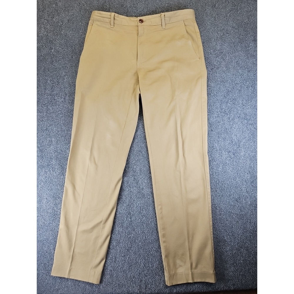 Brooks Brothers Red Fleece Chino Pants Men 33x32 ?? Measures 33 X 30 Nice 1445